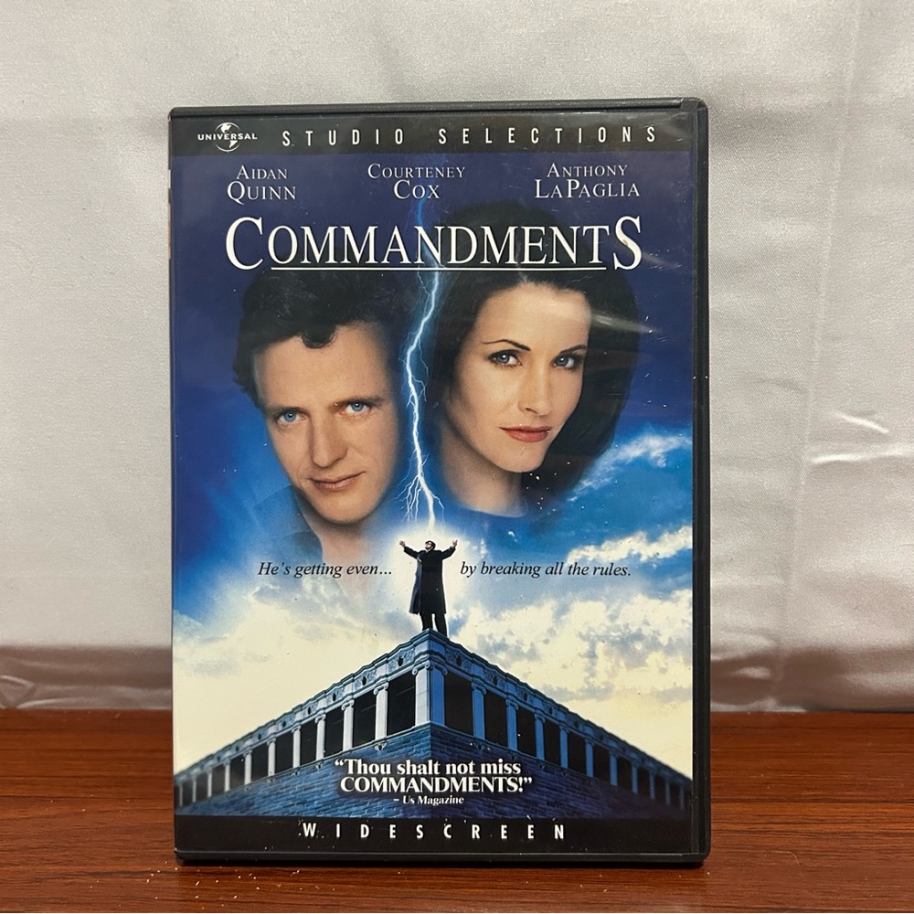 Commandments on DVD Widescreen Aidan Quinn Courtney Cox Anthony LaPaglia